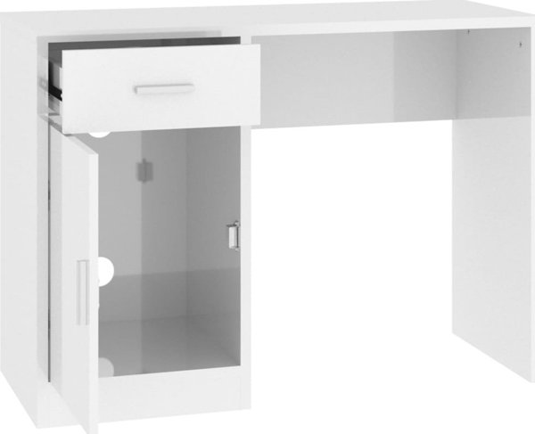 vidaXL Γραφείο Λευκό 100 cm x 40 cm