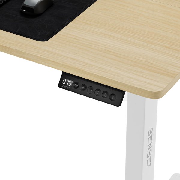 SENSE7 Nojo Ηλεκτρικό Γραφείο με Ρύθμιση Ύψους 120x60cm, White Pine