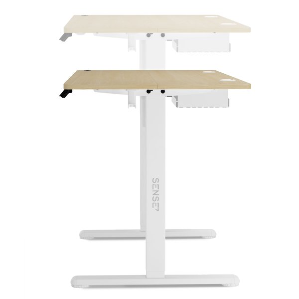 SENSE7 Nojo Ηλεκτρικό Γραφείο με Ρύθμιση Ύψους 120x60cm, White Pine