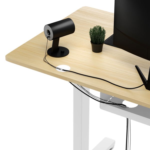 SENSE7 Nojo Ηλεκτρικό Γραφείο με Ρύθμιση Ύψους 120x60cm, White Pine