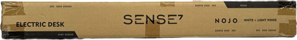 SENSE7 Nojo Ηλεκτρικό Γραφείο με Ρύθμιση Ύψους 120x60cm, White Pine