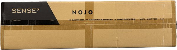 SENSE7 Nojo Ηλεκτρικό Γραφείο με Ρύθμιση Ύψους 120x60cm, White Pine