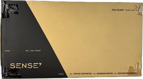 SENSE7 Μετατροπέας Γραφείου, Ρυθμιζόμενη Επιφάνεια Εργασίας, Μαύρο Χρώμα, 81 cm x 40 cm