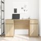 Γραφείο vidaXL Sonoma Oak 140x49x76 cm από ξύλινη μοριοσανίδα