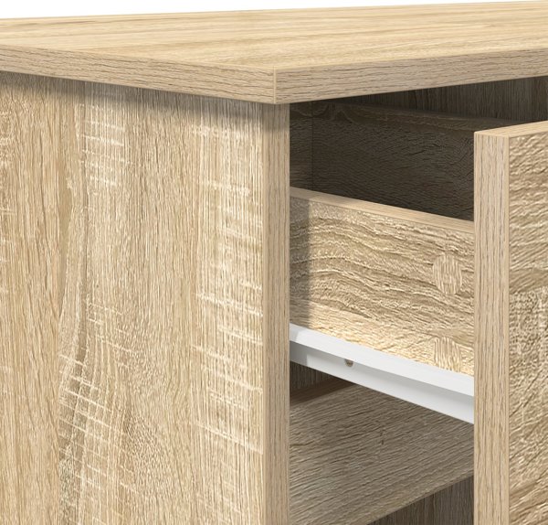 Γραφείο vidaXL Sonoma Oak 140x49x76 cm από ξύλινη μοριοσανίδα