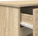 Γραφείο vidaXL Sonoma Oak 140x49x76 cm από ξύλινη μοριοσανίδα