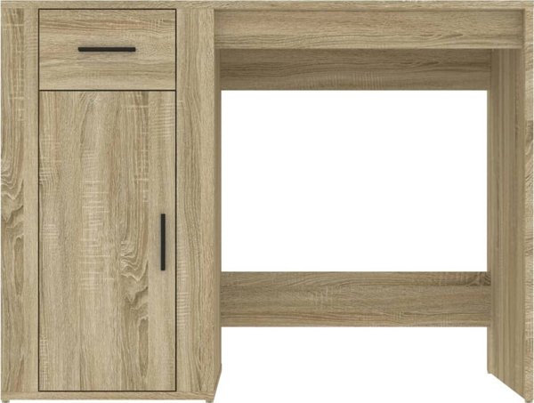 Biurko vidaXL, δρυς sonoma, 100x49x75 cm, ξυλόμορφο υλικό