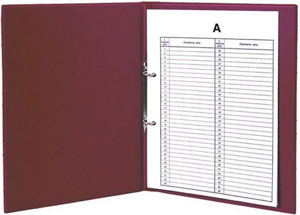 Biurfol Φάκελος για προσωπικά έγγραφα A4/2R, PVC, μαύρο (BF1123)