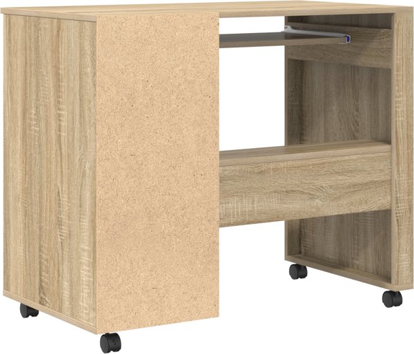 Γραφείο VidaXL από Ξύλο Sonoma Oak, Μεσαίου Μεγέθους