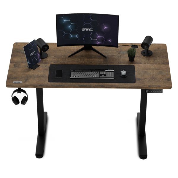 Ηλεκτρικό γραφείο SENSE7 Nojo 120x60 Μαύρη Δρυς