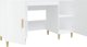 Biurko vidaXL Biale 140 cm x 50 cm