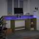 Καθιστικο γραφειο vidaXL με φωτισμο LED
