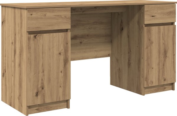 Γραφείο vidaXL Artisan Δρυς 140x49x76 εκ.