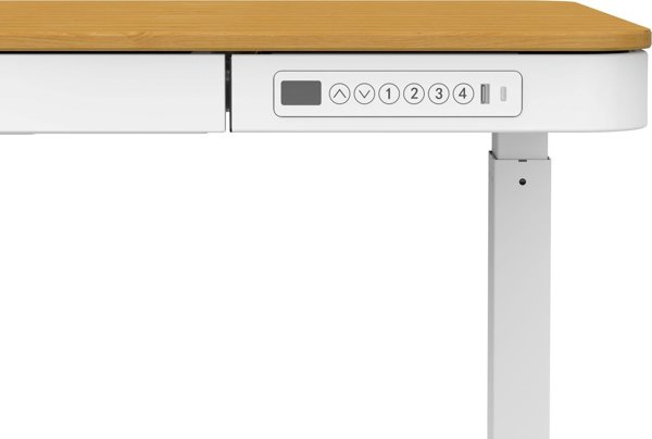 Γραφείο ACTIVEJET με ηλεκτρική ρύθμιση ύψους 140x70 ET119W-C λευκό/δρυς