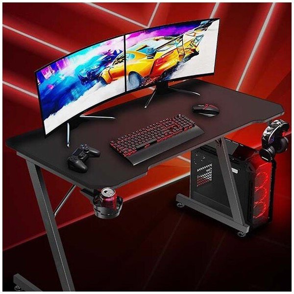 Black Gaming Desk GEM T-MLX59041 (3701221704162)