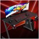 Black Gaming Desk GEM T-MLX59041 (3701221704162)