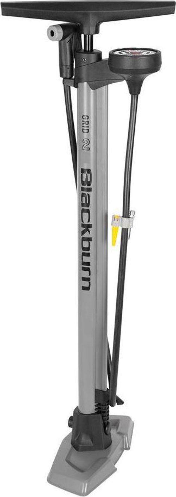 Blackburn Grid 2 Αντλία Δαπέδου 160psi, Συμβατή με Βαλβίδες Presta & Schrader, Γκρι