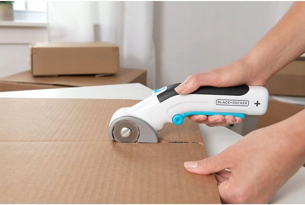 Black+Decker Ηλεκτρικό Ψαλίδι Γενικής Χρήσης 3,6V BCRC115 με Επαναφορτιζόμενη Μπαταρία USB