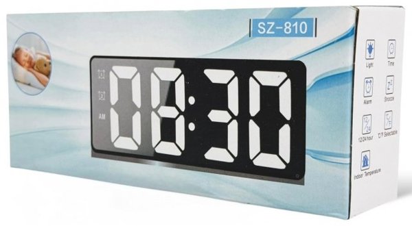 Blackmoon SZ-810 Pulkstenis ar modinataju un termometru SZ-810 (5902202509303)