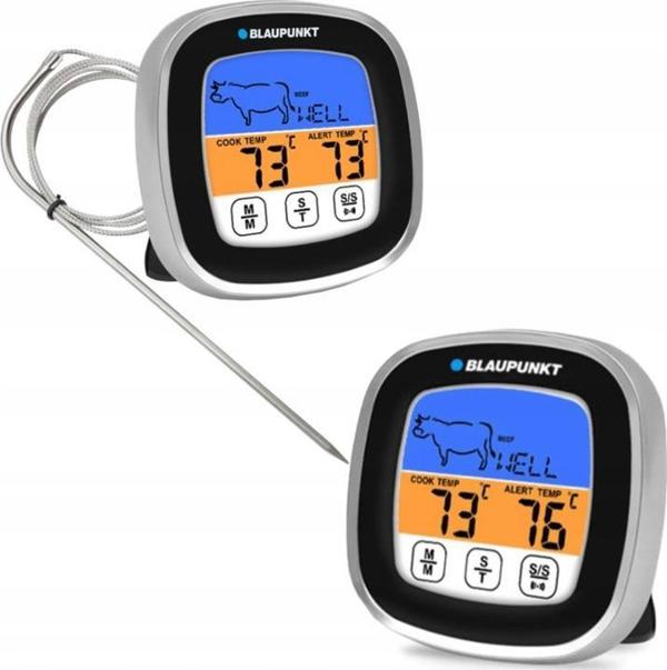 Blaupunkt FTM501 Ψηφιακό Θερμόμετρο Κουζίνας, -20 έως 300°C, Μαύρο/Γκρι