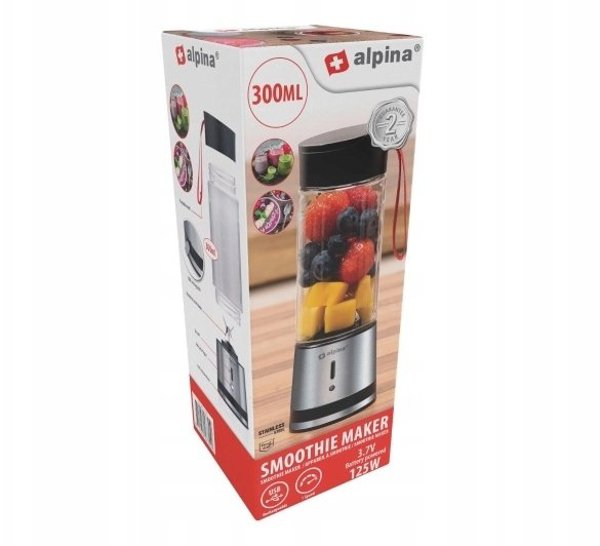 Alpina Blender Κανίθας 300ml, Ασημί