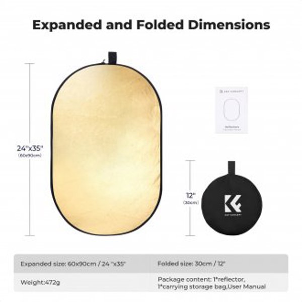 Blenda K&F Concept 5w1 - 90x60 cm