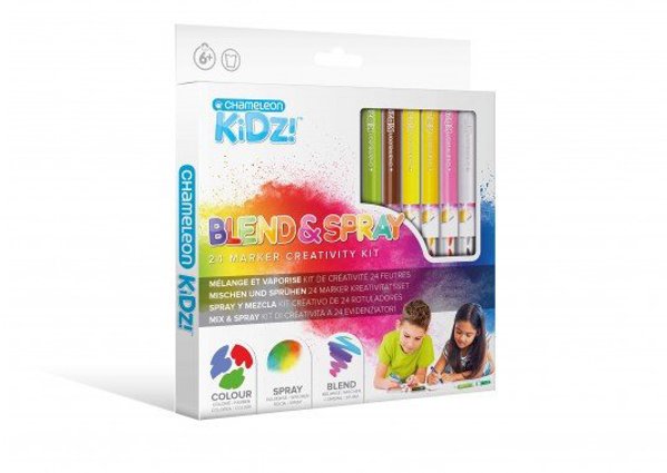 Σετ γραφικής ύλης BLENDY PENS Μαρκαδόροι Blend και Spray, 24 τεμ