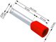 Blow 43-075# Konektor izol.tulejka 1,5/18 czerwona