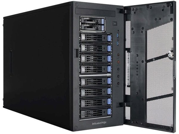 bluechip SERVERline T40322s διακομιστής 1,92 TB Tower Intel® Xeon Silver 4410Y 2 GHz 32 GB DDR5-SDRAM 500 W