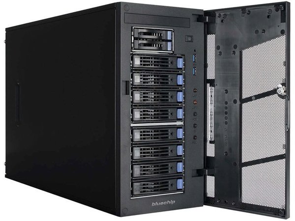 bluechip SERVERline T30342s διακομιστής 960 GB Tower AMD EPYC 4124P 3,8 GHz 32 GB DDR5-SDRAM 500 W