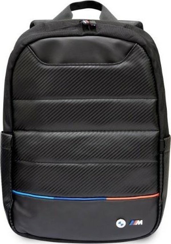 BMW Plecak BMW BMBP15PUCARTCBK 16" czarny/black Carbon&Nylon Tricolor NoSize