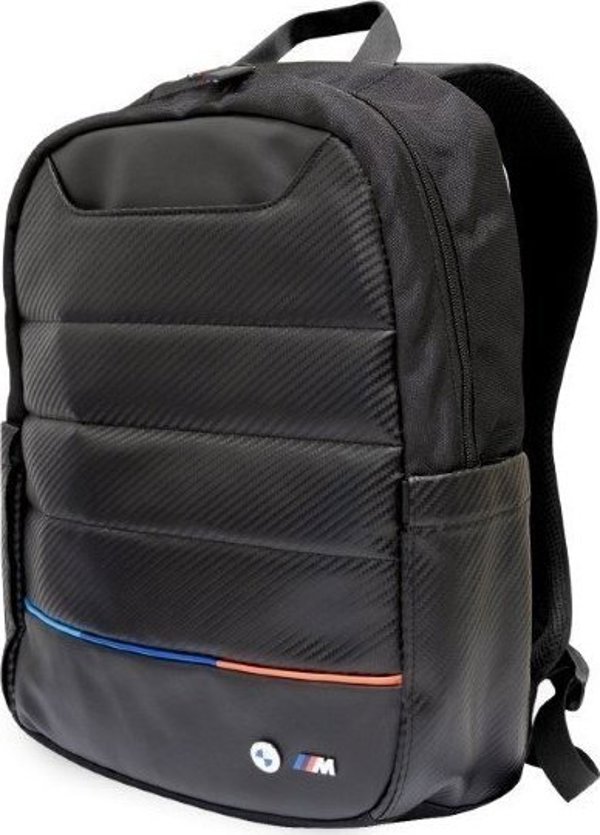 BMW Plecak BMW BMBP15PUCARTCBK 16" czarny/black Carbon&Nylon Tricolor NoSize