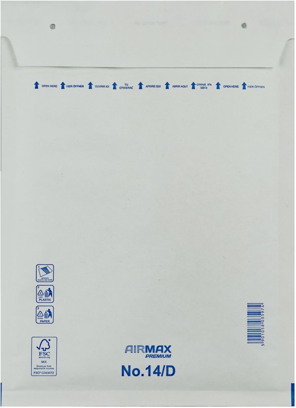Bnt Office Koperta babelkowa Airmax 14/D W4 200x275 λευκό 100 τεμ