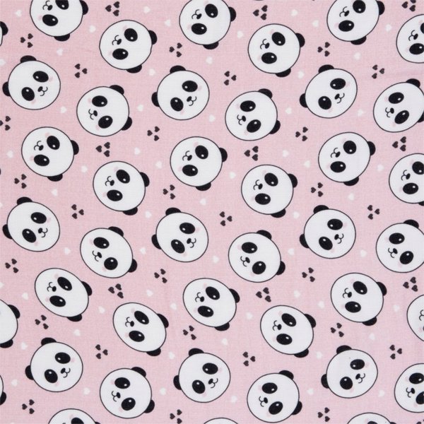 NoName Πάνα Μπαμπού Panda Ροζ 30x30cm, Βισκόζη Μπαμπού 100%