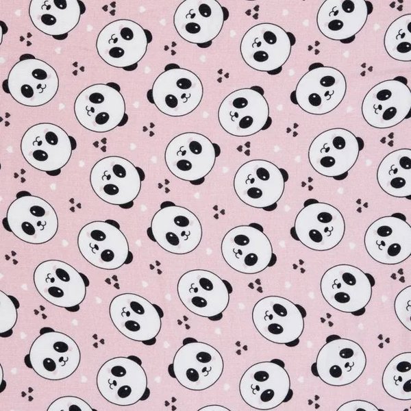 Bocioland Μπαμπού Πάνα 75x75cm Panda Pink, Αντιαλλεργική & Αντιβακτηριδιακή