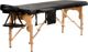Bodyfit Ξύλινο Κρεβάτι Μασάζ 2 Τμημάτων, Μαύρο, 8244690