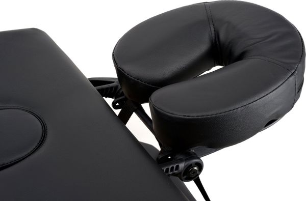 Bodyfit Ξύλινο Κρεβάτι Μασάζ 2 Τμημάτων, Μαύρο, 8244690