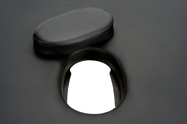 Bodyfit Ξύλινο Κρεβάτι Μασάζ 2 Τμημάτων, Μαύρο, 8244690