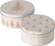 Boltze Home Σετ Δύο Δοχεία Αποθήκευσης PLATINA, Ø 14-16 cm