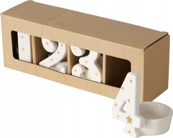 Boltze Home Κηροπήγια Advent Numero - Διακοσμητικά Κηροπήγια με Αριθμούς
