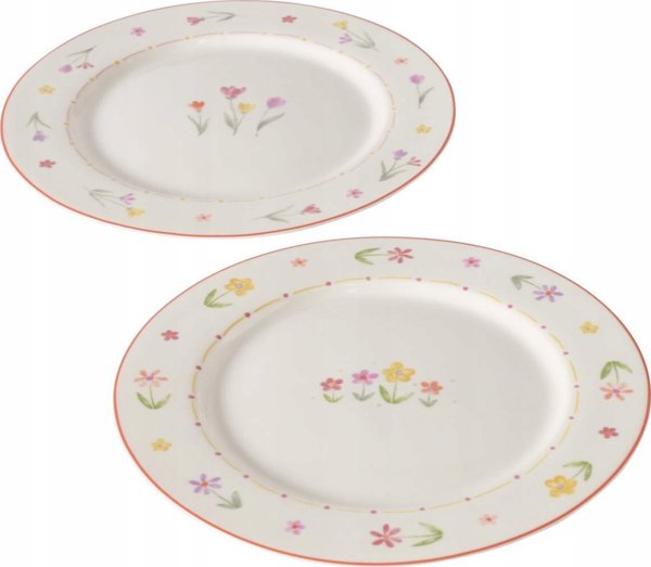 Boltze Πιάτο με λουλούδια για δείπνο BLÜMI, Ø 27 cm