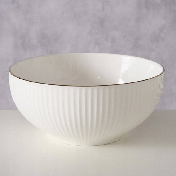 Boltze Μπολ σούπας KELLY, λευκό, 550 ml