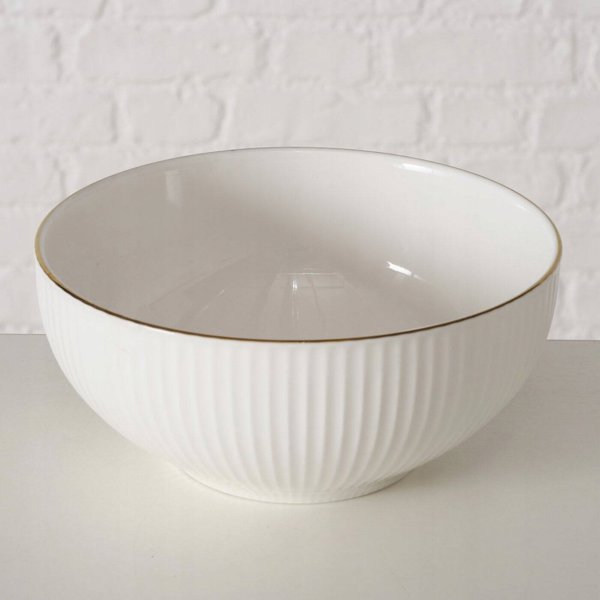Boltze Μπολ σούπας KELLY, λευκό, 550 ml