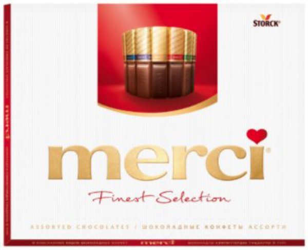 Bombonierka MERCI, 250gr