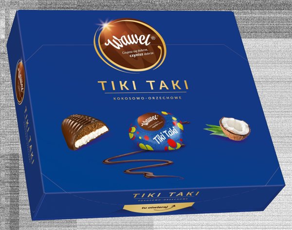 Bombonierka WAWEL Tiki Taki, 330g
