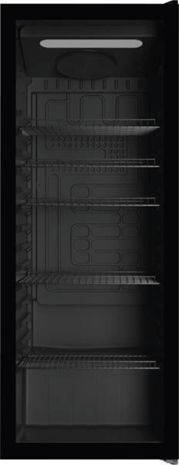 Bomann KSG 7292    schwarz Glastürkühlschrank 143cm