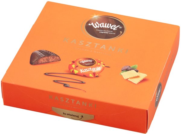 Wawel Σοκολατάκια Kasztanki με Γέμιση Κακάο, 330g