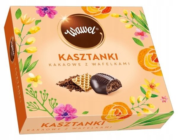 Wawel Σοκολατάκια Kasztanki με Γέμιση Κακάο, 330g
