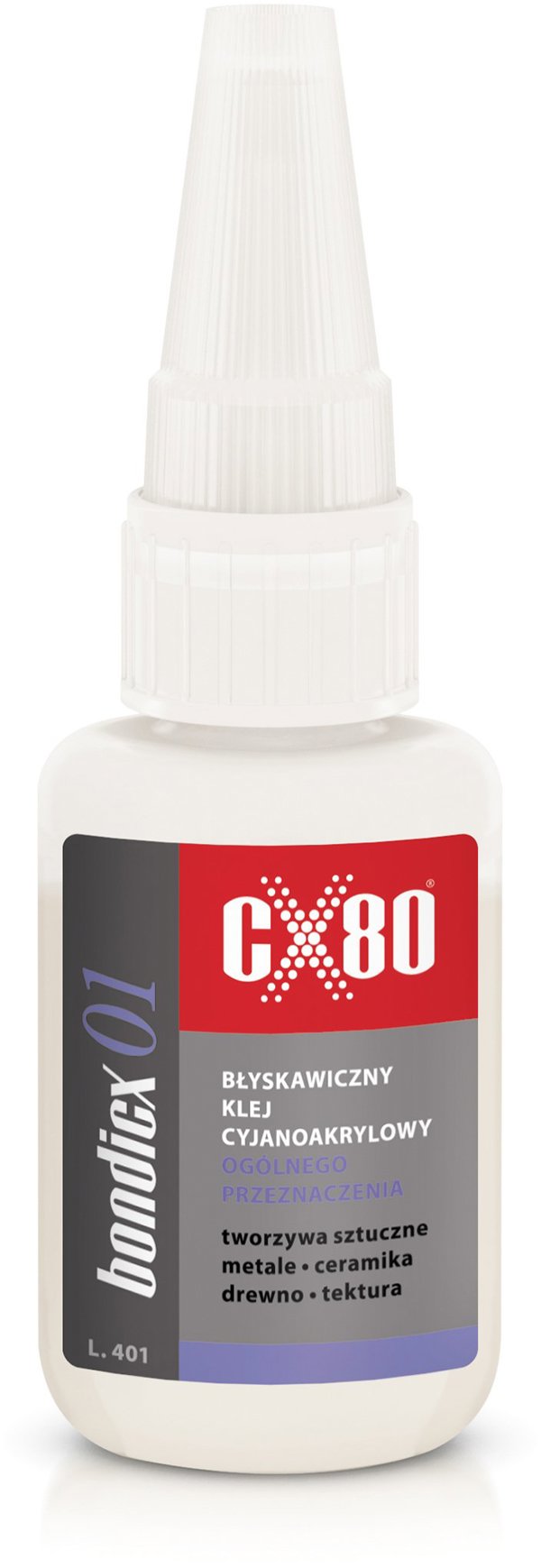 Bondicx 01 50g Κόλλα Κυανοακρυλική Γρήγορη