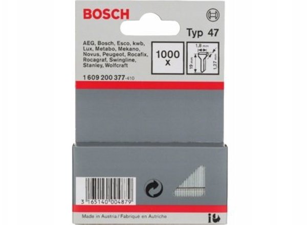 Bosch Gwodzdie 19mm do PTK 19E